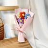 Nuevo Regalo de San Valentín Rosa Flor Pompon Ambiente Navideño Ramo Mini Individual Creativo Ramo de Compañía