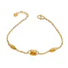 Pulseira de Contas da Sorte para Cintura Pequena Feminina Banhada a Ouro Moda Galvanizada Versátil Fabricante de Joias Atacado