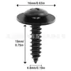 90114-Se0-000 Es Adecuado para Tornillos Metálicos Cruzados de Guardabarros para Honda Accord, Acura y Bmw