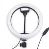 Luz de Relleno para Estudio de Transmisión en Vivo de 10 pulgadas Luz para Fotografía de Teléfono Móvil Anillo de Luz de Belleza con Brazo Flexible Cámara