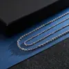 Joyería Estilo Europeo y Americano Cadena Cruzada Cadena en Forma de O Cadena de Acero Inoxidable Cadena con Colgante de Acero de Titanio Cadena Fina de Moda en Stock