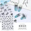 Pegatinas Transfronterizas para Uñas Nuevas DIY Estereoscópicas en Relieve Tulipán Pegatinas para Uñas Calcomanías Adhesivas de Uñas de Dibujos Animados 5D