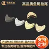 Acessórios de ferragens para bagagem 6 pontos zíper cauda de peixe cauda de liga de zinco clipe de cauda bolsa ângulo triangular fabricantes lote