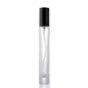 Frasco spray cosmético transparente de fundo grosso cilíndrico de alta qualidade de 10ml Frasco de embalagem de perfume Frasco de Vidro atomizado Frasco de perfume