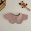 Baberos para Bebé para la Temporada Primavera/Verano 2026, Algodón Puro, Clase A, Baberos para Recién Nacidos, Baberos de Pétalo para Niños de 1-2 Años, Adecuados para Todas las Estaciones