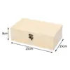 Caja de Almacenamiento Rectangular de Madera Spot Caja de Regalo de Madera de Pino Caja de Regalo Exquisita de Madera Caja de Madera Caja de Madera al por Mayor