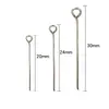 Suministro directo de fábrica T-pin galvanizado accesorios hechos a mano DIY nueve-pin material de cuentas pulsera pendientes Accesorios Al por mayor