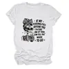 Si Mis Personalidades Amazon Ebay Sitio Independiente Camiseta de Manga Corta con Cuello Redondo de Moda y Única para Mujer