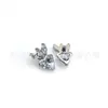 Jiangtai F136 Unha de Osso de Titânio para Orelha Rabanete Inlaid com Zircônia Transfronteiriça Liga de Titânio G23 Joia para Piercing Corporal Unha de Orelha