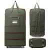 Maleta de Equipaje Universal Plegable con Ruedas Expansible 158 Maleta de Facturación para Aerolínea Capacidad Extra Grande Bolsa para Estudiar en el Extranjero Mudanzas Viajes