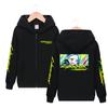 Bordeador Cyberpunk Lucy Rebecca David chaqueta con capucha en movimiento chaqueta casual con cremallera top para hombre y mujer