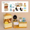 Juguetes de casa de juegos de mini muebles transfronterizos, escena en miniatura, cocina pequeña, casa de muñecas, sala de estar, decoración de escritorio, modelo