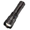Lanterna Multifuncional de Luz Forte Recarregável Portátil Display Digital Inteligente Alta Potência Longo Alcance Zoom USB Lanterna Ultra Brilhante