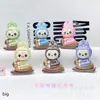 Llavero Labubu Electrochapado Caja Sorpresa Muñeco Dibujo Animado Labubu Bolso Colgante Exquisito Accesorios para Ropa