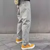 Calça Casual Larga Afunilada Funcional de Soft Shell Triângulo Pequeno à Prova de Três Elementos Transfronteiriça para Homens e Mulheres, Calça Longa de Trabalho com Múltiplos Bolsos