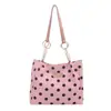 2026 Nueva Bolsa de Tote de Lunares para Mujer, Gran Capacidad, para Viajes Diarios, Bolso de Hombro Único, Bolso de Mano Versátil de Nicho de Gama Alta