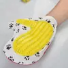 Luvas de Gato Estilo Novo Limpador de Pelos Dupla Face Disponível Pente Escova para Gato Pente para Cachorro Suprimentos de Limpeza para Pets