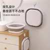 Lavabo Plegable para el Hogar Portátil para Baño Dormitorio Lavandería Lavabo Multifuncional Fácil de Guardar Cubeta de Plástico