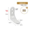 Soporte curvo de acero inoxidable para cocina sala de estar mampara de pared soporte de almacenamiento soporte de soporte de carga venta al por mayor de fábrica