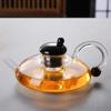 Nuevo Estilo Nórdico Olla Cola de Rata Resistente al Calor Tetera de Vidrio Transparente Juego de Té Taza de Té Tetera para Hervir Té Filtro para Hacer Té