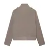 Fabricante Mayorista de Ropa para Mujer Transfronteriza Cárdigan de Punto con Cuello Alto Nuevo Otoño e Invierno 2026