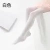 Meias de dança infantis antiderrapantes brancas de verão finas para meninas meia-calça pés de dança antiderrapante meia-calça de balé