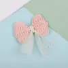 Em estoque adesivos de tecido com laço de tricô acessórios de gravata borboleta de rede criativa luvas DIY feito à mão acessórios para roupas sapatos e chapéus