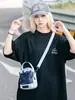 Bolso de Hombro Cruzado para Exteriores, Mochila de Viaje, Bolso Universal Multifuncional para Teléfono Móvil, Bolsa para Botella de Agua y Taza para Viajes en Bicicleta