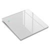TEP International Electricista Crema Panel de Vidrio Templado con Interruptor de Aire Indicador LED Tipo 86 Enchufe de Pared de Siete Agujeros