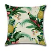 Yiwu Jit Entrega Juego de 4 Fundas de Almohada Florales de Plantas Verdes Temu Venta Caliente Shein Amazon Etsy Amazon