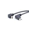 Teléfono móvil Android Tipo-c macho a mini5p macho codo adecuado para cámara Canon lectura de imágenes línea de copia otg