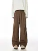 Suministro Directo de Fábrica Pantalones de Pana para Hombre 2024 Invierno Nuevos Forrados de Polar Engrosados Marca de Tendencia Sueltos Rectos Casuales
