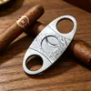Cortador de Cigarros Personalizado con Patrón Damasco, Cortador de Cigarros Doble Filo Afilado de Acero Inoxidable, Cortador de Cigarros