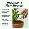 Suplemento Nutricional para Crescimento de Plantas Moonspry para Cuidado do Sistema Radicular e Manutenção de Flores e Plantas em Vasos Caseiros