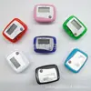 Pedômetro eletrônico de função única, tela LCD de tecla única, fabricante produz pedômetro contador multicolorido opcional com LOGO
