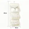 Artefacto de Almacenamiento de Ropa Interior de Dormitorio Calzones Bolsa de Almacenamiento de Ropa Interior Bolsa Colgante Estilo Cremallera Armario Red de Almacenamiento para Sujetadores Calcetines