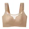 Sujetador sin costuras transfronterizo para tallas grandes, estilo fino de verano, minimiza bustos grandes, copa completa, soporta los senos laterales, previene la flacidez, lencería sexy