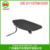 Cubierta de gancho de remolque para parachoques delantero adecuada para BMW X1F49 51137361220 cubierta negra de gancho de remolque