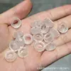 Coleção de Cristal Branco Natural, Contas de Abóbora, Contas de Flor de Maracujá, Acessórios Artesanais, Pulseiras DIY Feitas à Mão, Joias da Moda