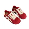 Zapatillas de entrenamiento alemanas retro versátiles de suela gruesa para mujer, zapatillas que aumentan la altura, nuevas zapatillas deportivas casual ligeras súper populares de otoño 2026