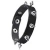Pulseira de Corrente Estilo Punk Multicamadas Nova Europeia e Americana Pulseira Personalizada para Homens Pulseira de Pulso Hip-Hop Pulseira com Rebites Acessórios