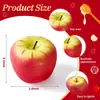 Vela Personalizada con Forma de Manzana Vela de Aromaterapia Producción de Velas de Dibujos Animados Manzana Roja Decoración de Mesa