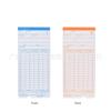 Versão Completa em Inglês 330g Papel Cartão de Ponto, Papel Cartão de Ponto para Microcomputador Universal, Papel Cartão de Ponto para Relógio de Ponto, Papel Cartão de Ponto Branco