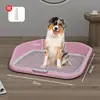 Inodoro para perros extragrande con protección contra salpicaduras y soporte, lavable, urinario para perros estilo plano para uso doméstico, disponible para venta al por mayor