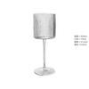 Copa de cristal tallada copa de vino de champán de lujo ligero avanzado retro copa de vino recta copa de vino espumoso