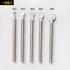 Cuchillo Esférico para Tallado en Madera con Mango de 3 mm, Cuchillo Redondo de un Solo Filo, Redondo de 2 Filos, 3 Filos, Cuchillo de Bola de 5 Filos, Broca Eléctrica para Carpintería, Cuchillo de Acero Blanco