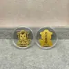 Concha de Agua Oro Puro 999 Tesoro de Riqueza Gato de la Fortuna Pegatina Dorada para Teléfono Móvil Tienda de Oro Promoción de Transmisión en Vivo Regalo para Atraer Clientes