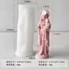 Vela Aromática Artesanal Estilo Europeu Molde de Silicone Escultura de Retrato DIY Ornamento de Gesso Resina