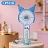 Ventilador Pequeño Portátil Color Caramelo Dibujos Animados Base de Soporte Extraíble Ventilador de Carga para Escritorio Premios de Festival