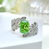 Anillo Colgante Cao Shi Flor Hoja Nueva Brazo Oscilante Cruz Pequeño Fresco Anillo Geométrico Anillo Diseño Hoja Anillo